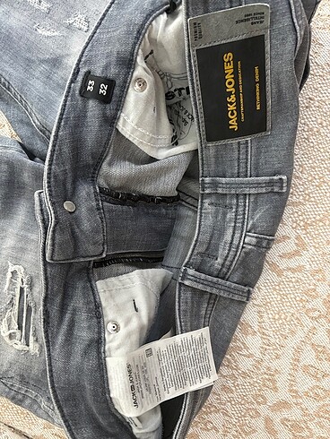33 Beden gri Renk Jack&Jones erkek kot pantolon