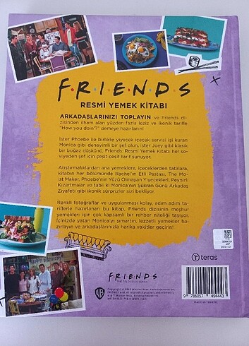  friends resmi yemek kitabı