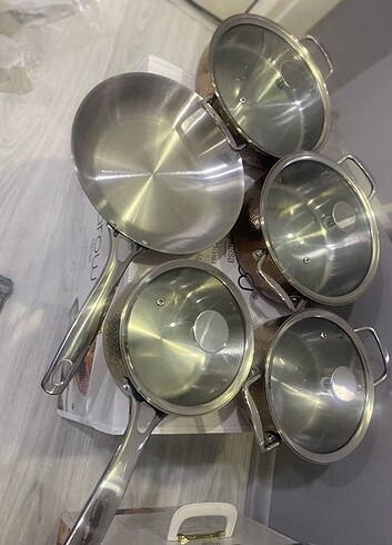 Arow çelik tencere seti - Görsel 6