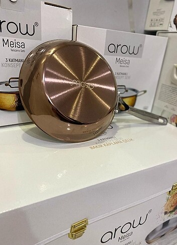 Arow çelik tencere seti - Görsel 10
