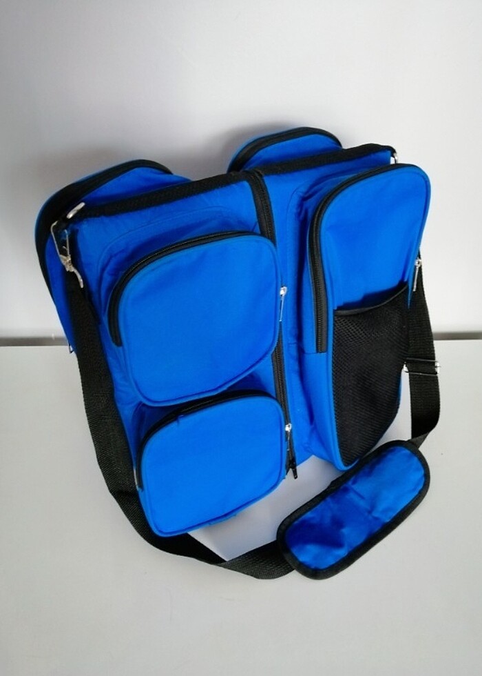 Katlanabilir bebek anne bakım çantası taşınabilir yatak olabilen - Görsel 3