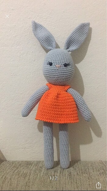 Amigurumi oyuncak kız tavşan