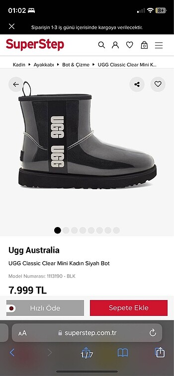 Siyah ugg