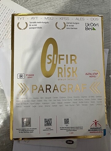 sifir risk paragraf soru bankasi