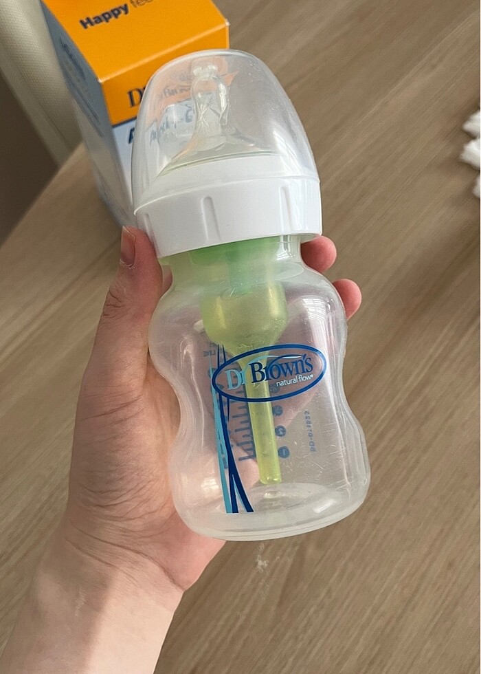 DR.BROWNS ANTİ-KOLİK BİBERON + 9 AY YEDEK BAŞLIK - Görsel 2