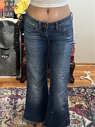 Mavi Jeans düşük bel flare jean