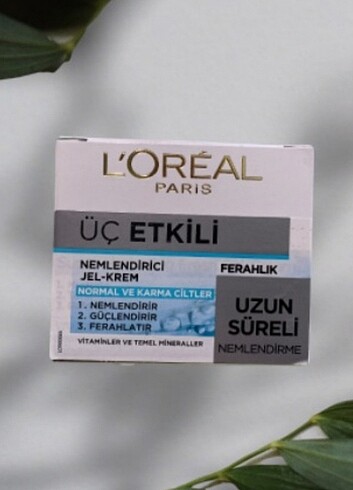 L'Qreal Paris Üç Etkili Yoğun Nemlendirici Jel Krem 50ml