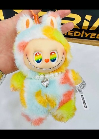 Beden 4.5.6. Nesil Labubu Pastel Renkli Peluş POPMART Oyuncak