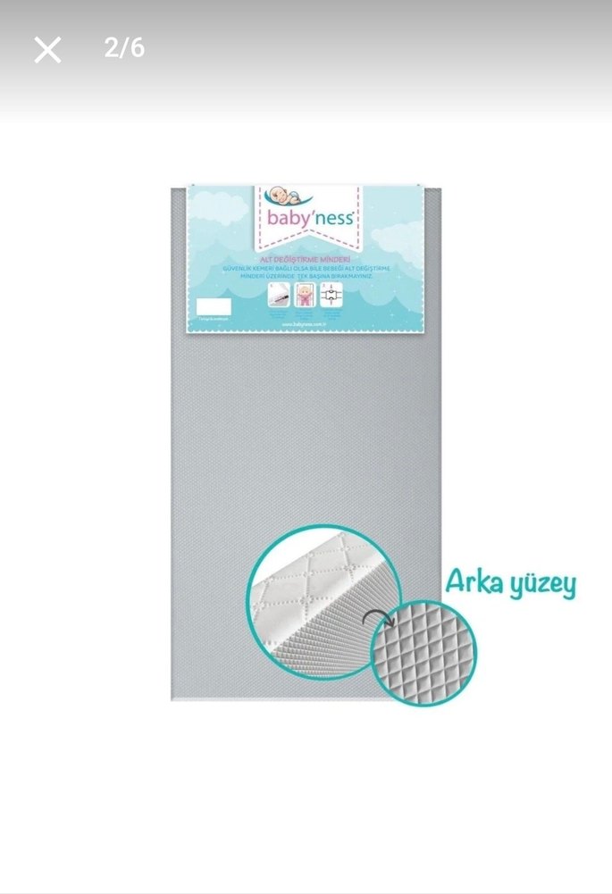 Bebek Alt Değiştirme Minderi 40x70 Cm Sıvı Geçirmez Leke Tutmaz - Görsel 2