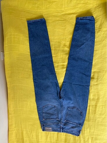 27 Beden lacivert Renk Mavi mom jean