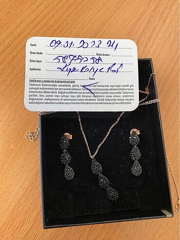 İn Love Gümüş Kolye Bileklik Küpe Seti