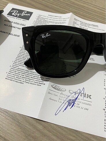 Beden siyah Renk Ray ban Mega Wayfarer New Güneş Gözlüğü