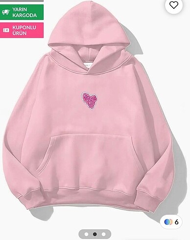 Kapşonlu içi Polar sweatshirt