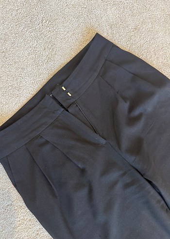 Siyah Kadın Kumaş Pantolon Regular Fit - Görsel 2