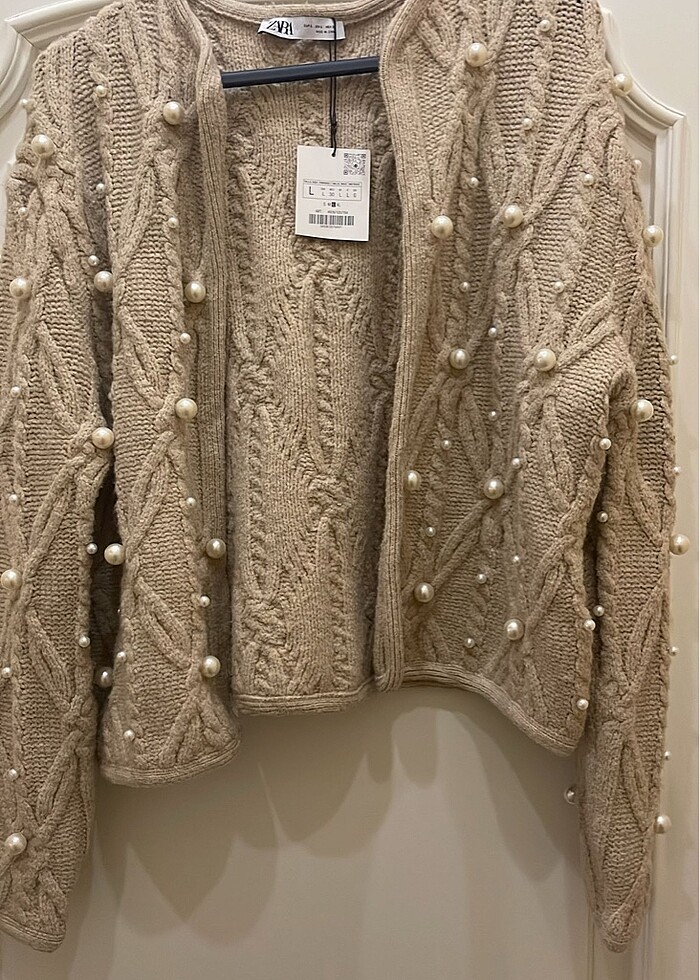 Zara inci hırka - Görsel 4