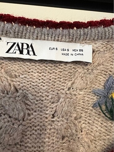 Zara Buklet örgü kazak