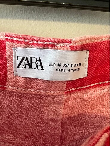 38 Beden Zara kot kumaşı pantolon