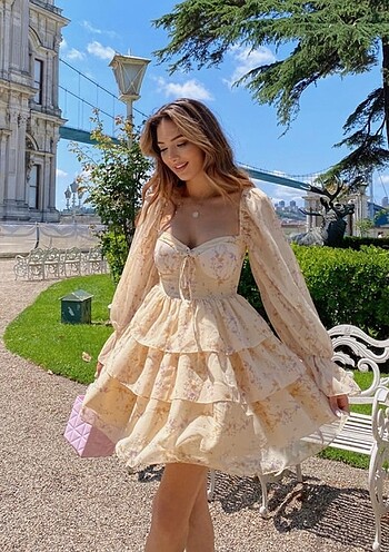 Princess Kat Kat Elbise Sarı