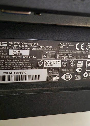 Asus 19 inç Monitör - Görsel 2