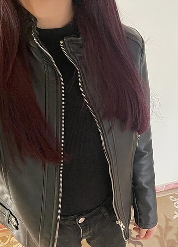 m Beden Deri Ceket