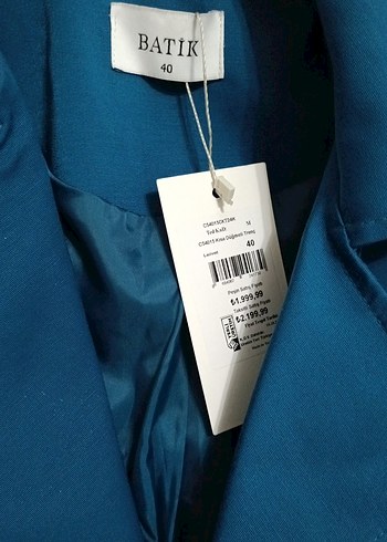 Batik Kadın midi boy trençkot