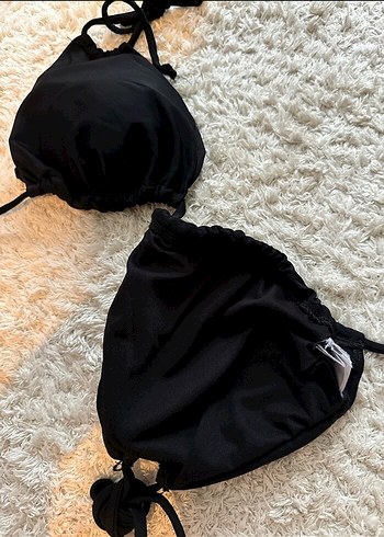 Diğer Siyah Minimalist Kadın Bikini Üstü