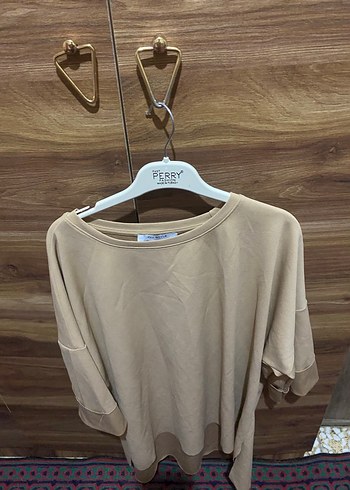 Bej Kadın Keten Salaş Sweatpant - Görsel 3