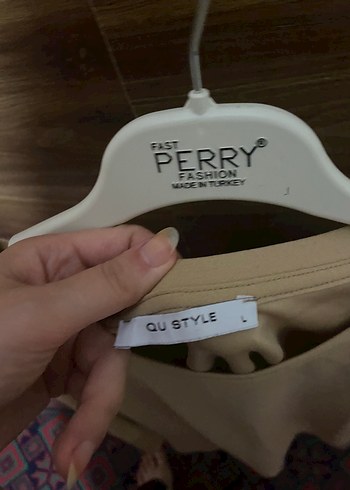 Bej Kadın Keten Salaş Sweatpant - Görsel 5