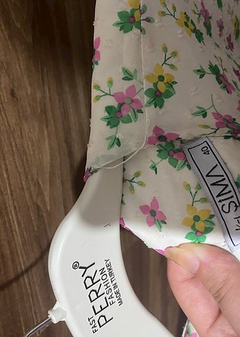 Çiçekli Uzun Kollu Elbise - Görsel 3