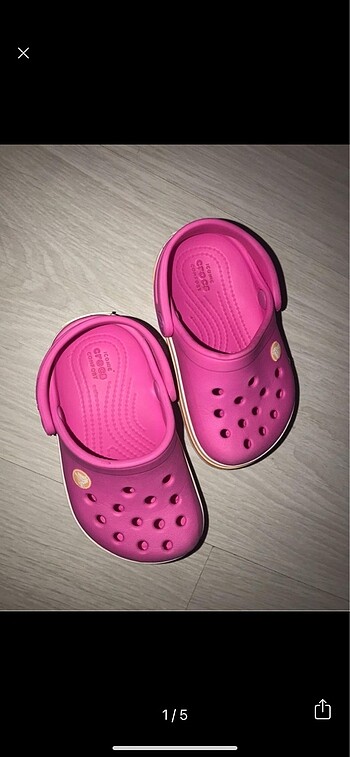 Crocs Sandalet Terlik Pembe