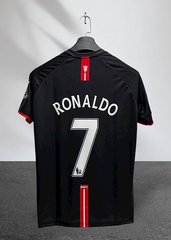 Siyah Ronaldo Erkek Spor Forma