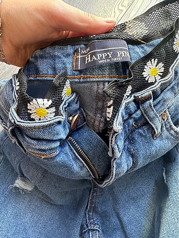 38 Beden mavi Renk Mom jean pantolon
