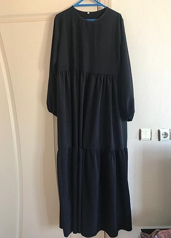 tesettür siyah elbise