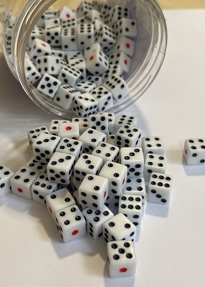 2 Çift(4 Adet) Tavla Zarı - Görsel 2