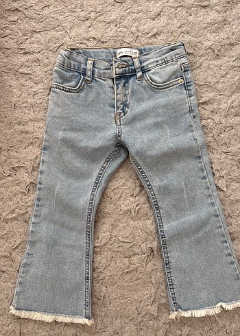 Zara Kız çocuk açık mavi Denim Pantolon