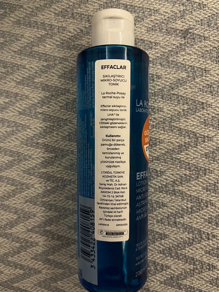 La Roche Posay Effaclar Gözenek Sıkılaştırıcı Tonik 200 ml - Görsel 2