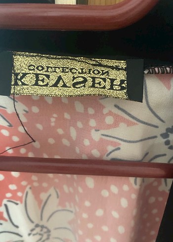 Diğer Desenli Kırmızı Uzun Kadın Kimono