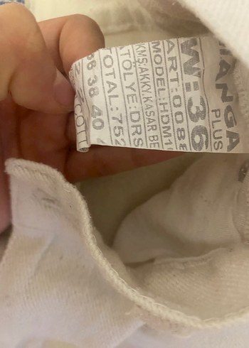 Diğer Kadın Beyaz Keten Regular Fit Pantolon
