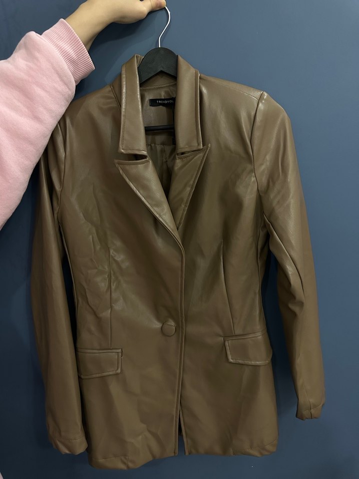 Deri Blazer  Ceket - Görsel 2