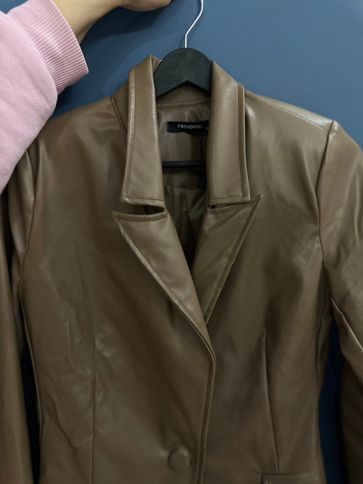 Deri Blazer  Ceket - Görsel 3