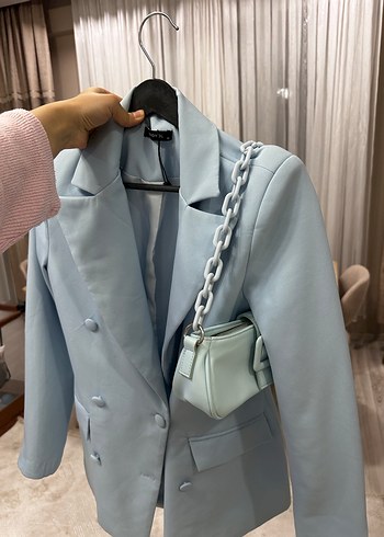 Mavi Blazer Ceket - Görsel 2