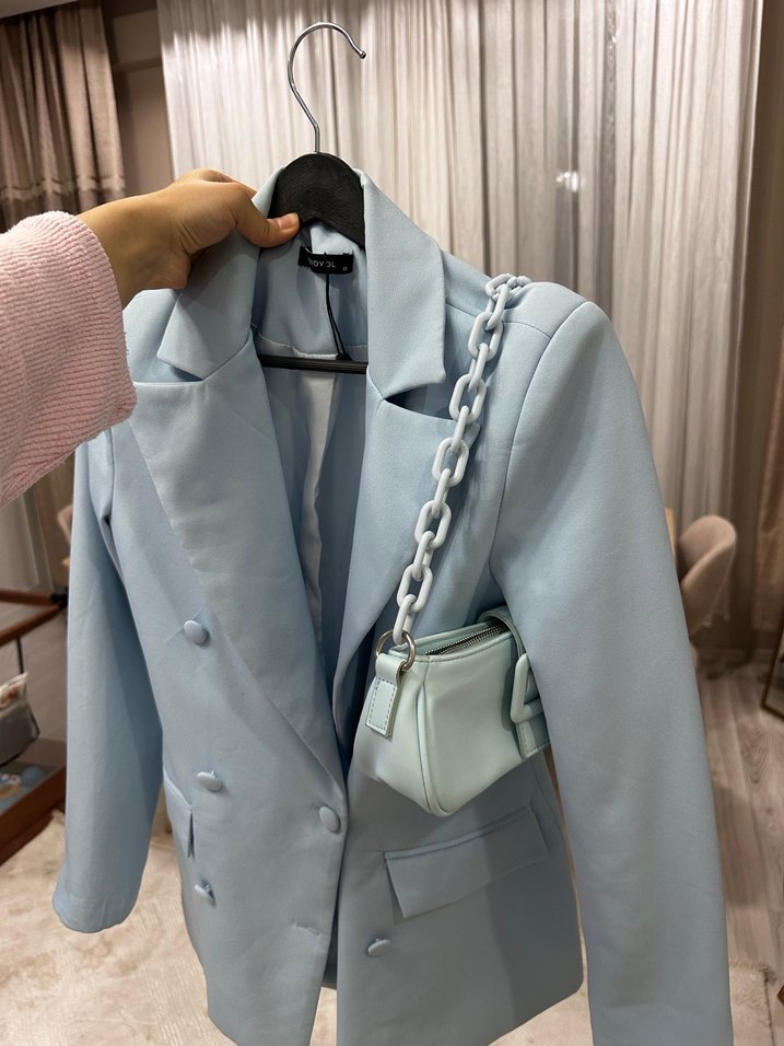 Mavi Blazer Ceket - Görsel 2