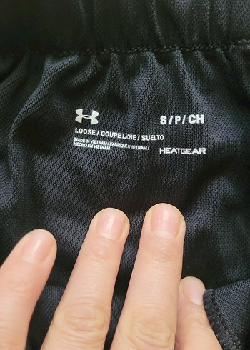 Etiketli S beden, Under Armour Siyah Spor Şort. - Görsel 3