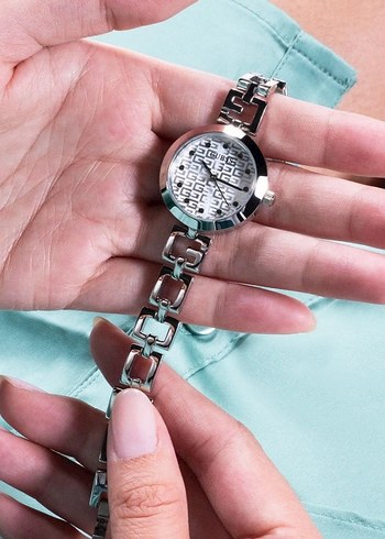 Orjinal Zincir Detaylı Guess Kadın Saati - Görsel 2