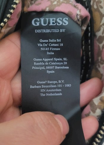 Orjinal GUESS Deri Siyah Çanta. - Görsel 4