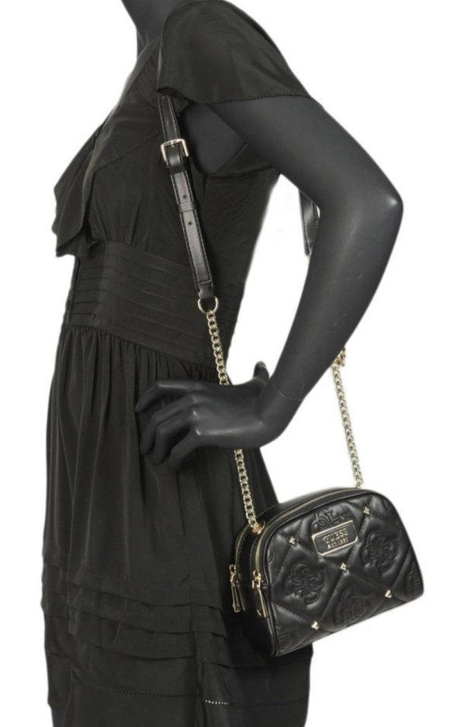 Orjinal GUESS Deri  Siyah Çanta. - Görsel 2