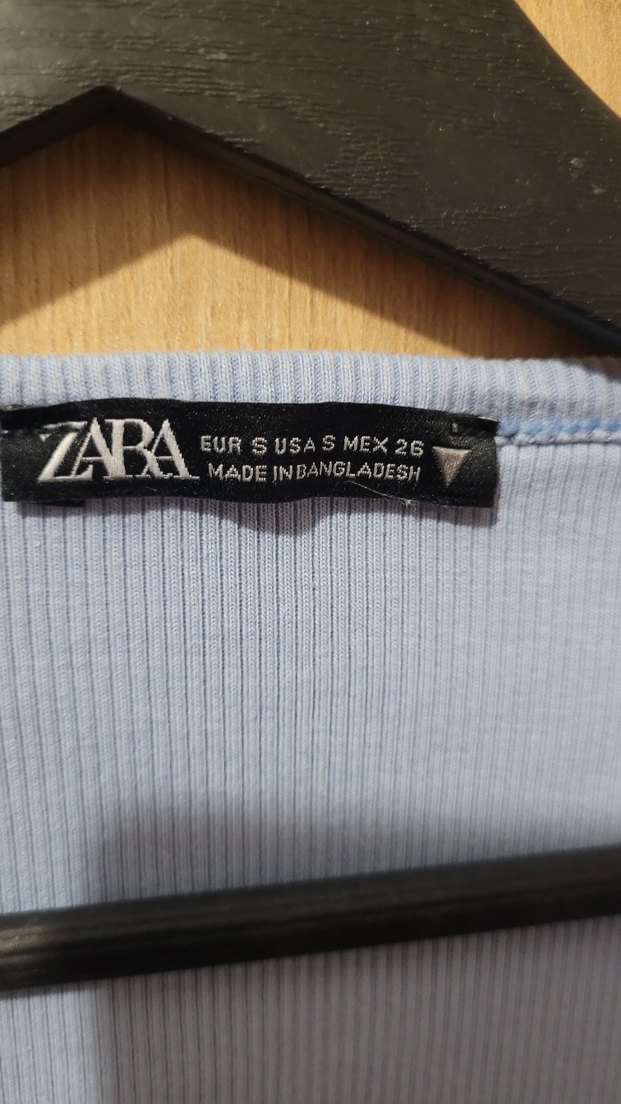 Zara S beden,Crop Kesim, Mavi Kadın Hırka takım. - Görsel 4