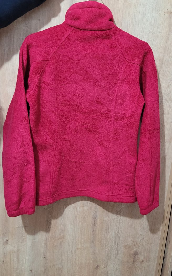 Orjinal Columbia Bordo Fermuarlı Polar S beden - Görsel 2