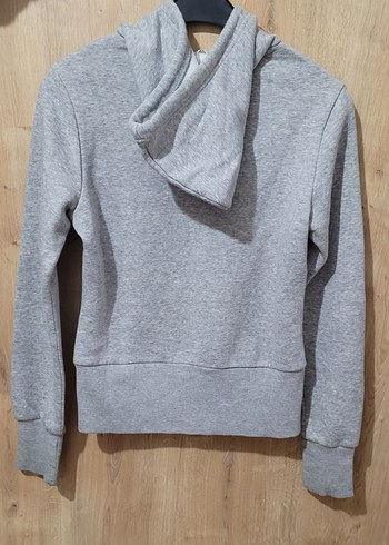 Orjinal,Adidas Gri Kadın Kapüşonlu Sweatshirt. - Görsel 2