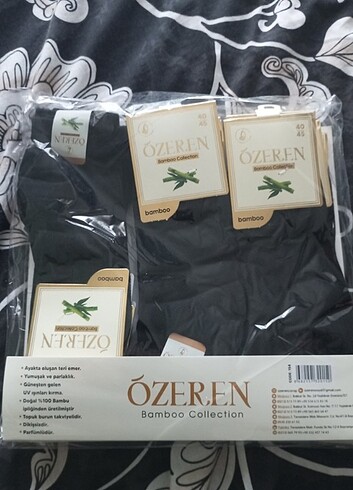Özeren 1. Kalite erkek çorap kokulu bambu 12 adet